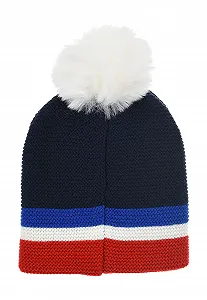 Детская шапка с помпоном Batman, темно-синяя synthetic.ua - Фото 1