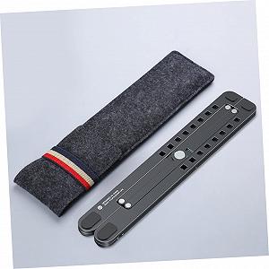 Підставка для ноутбука GALPADA складана з алюмінієвого сплаву, регульована по висоті, темно-сіра synthetic.ua - Фото 1