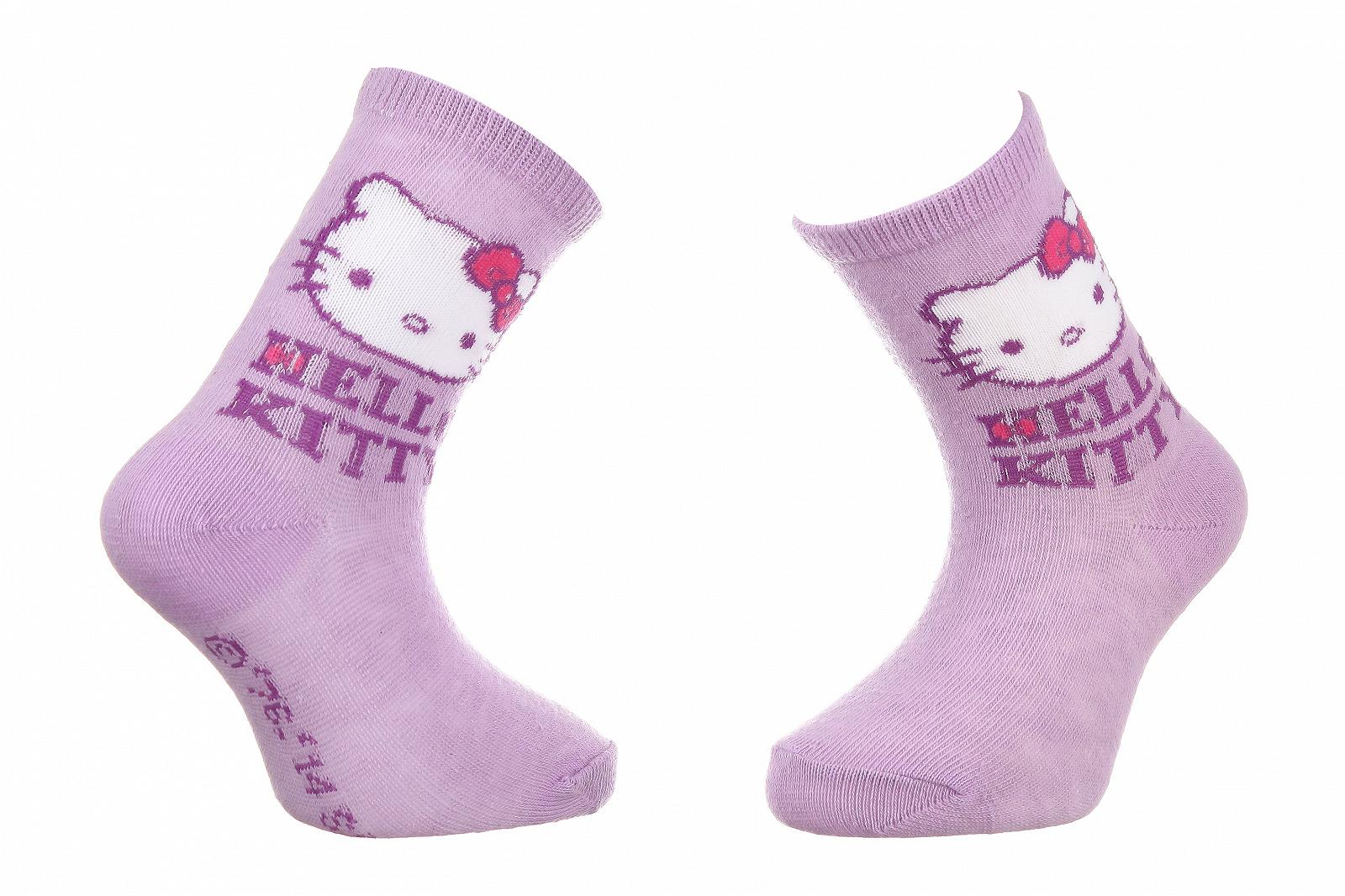 Шкарпетки HELLO KITTY  BUSTE HK DANS CERCLE Рожевий 19-22, фото №1