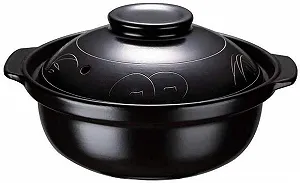 Кастрюля для запекания керамическая с крышкой круглая жаропрочная - Фото 1