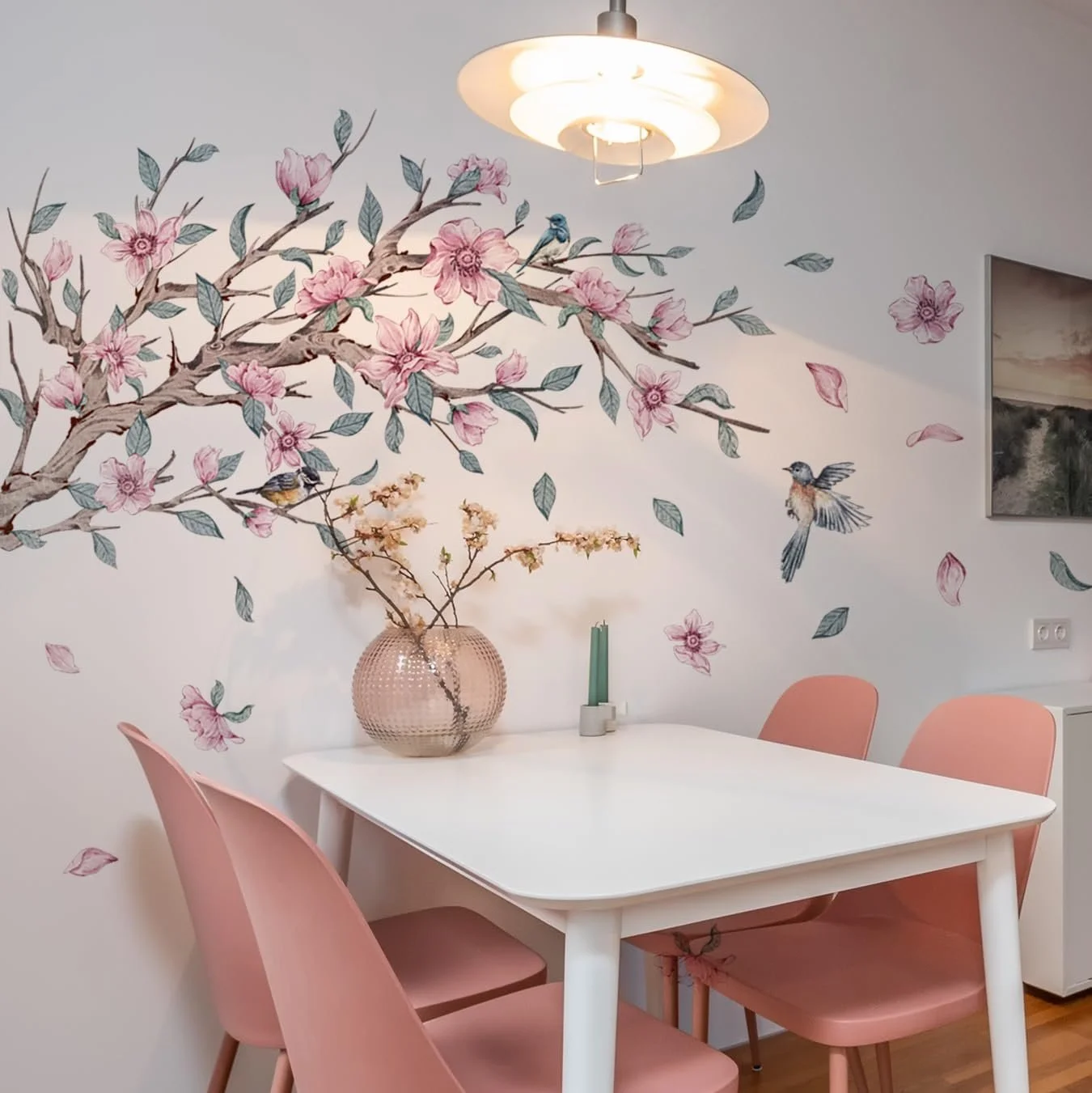 Наклейка на стіну WandSticker4U XXL Cherry Blossom Tree 120 x 100 см Pastel Colours, фото №4
