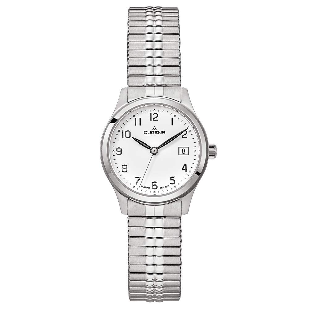 Кварцевые часы Dugena Bari Женские, корпус из нержавеющей стали, минеральное стекло, браслет из нержавеющей стали, 5 бар, фото №1 Кварцевые часы Dugena Bari Женские, корпус из нержавеющей стали, минеральное стекло, браслет из нержавеющей стали, 5 бар, фото №1
