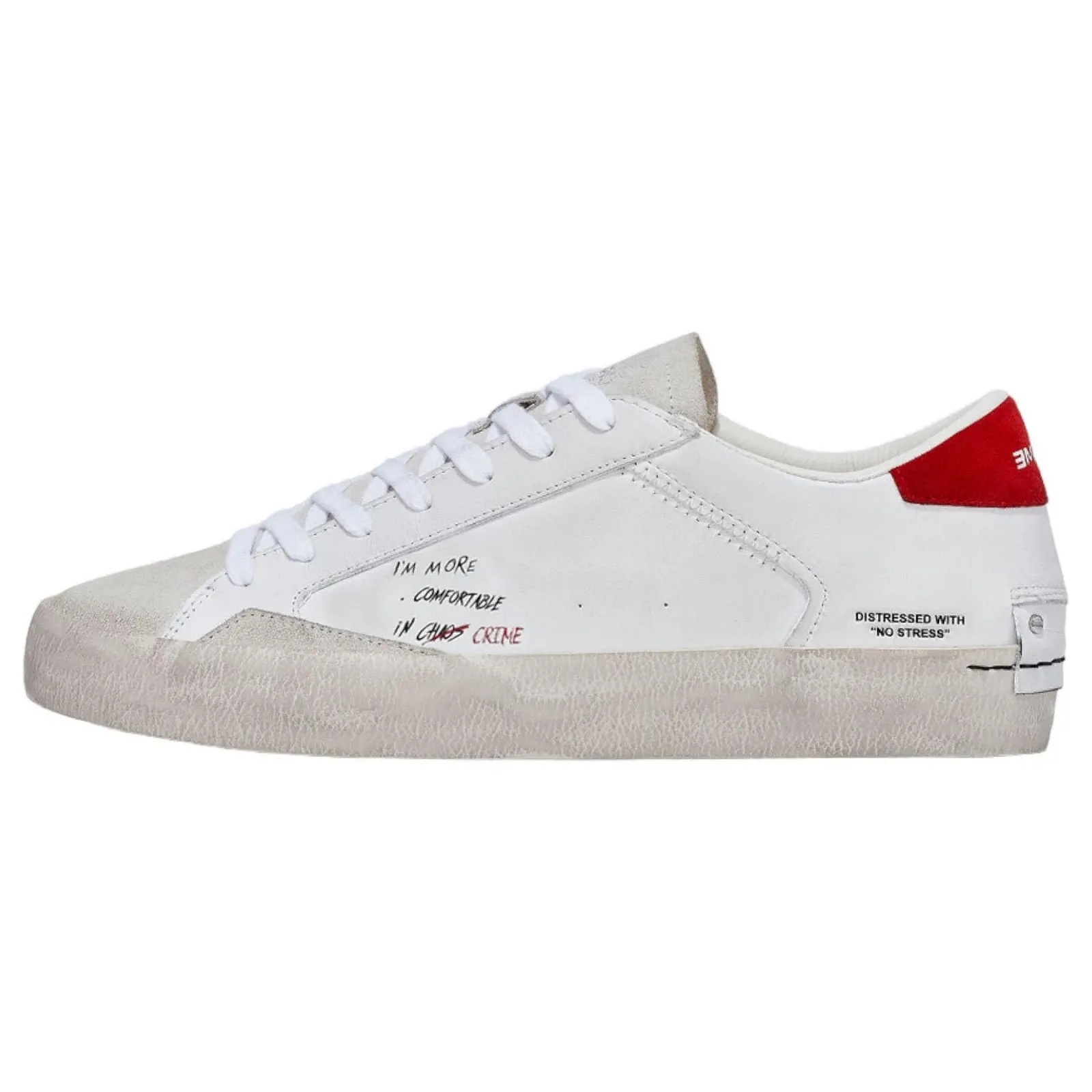 Кроссовки Crime London Distressed U25CR02 16001PP5.10 Белый / Черный, фото №1