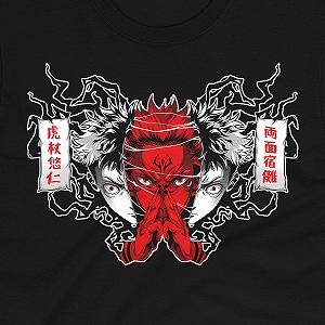 Футболка Аниме Магическая битва Сукуна Ryomen Sukuna Jujutsu Kaisen TH127 L synthetic.ua - Фото 1