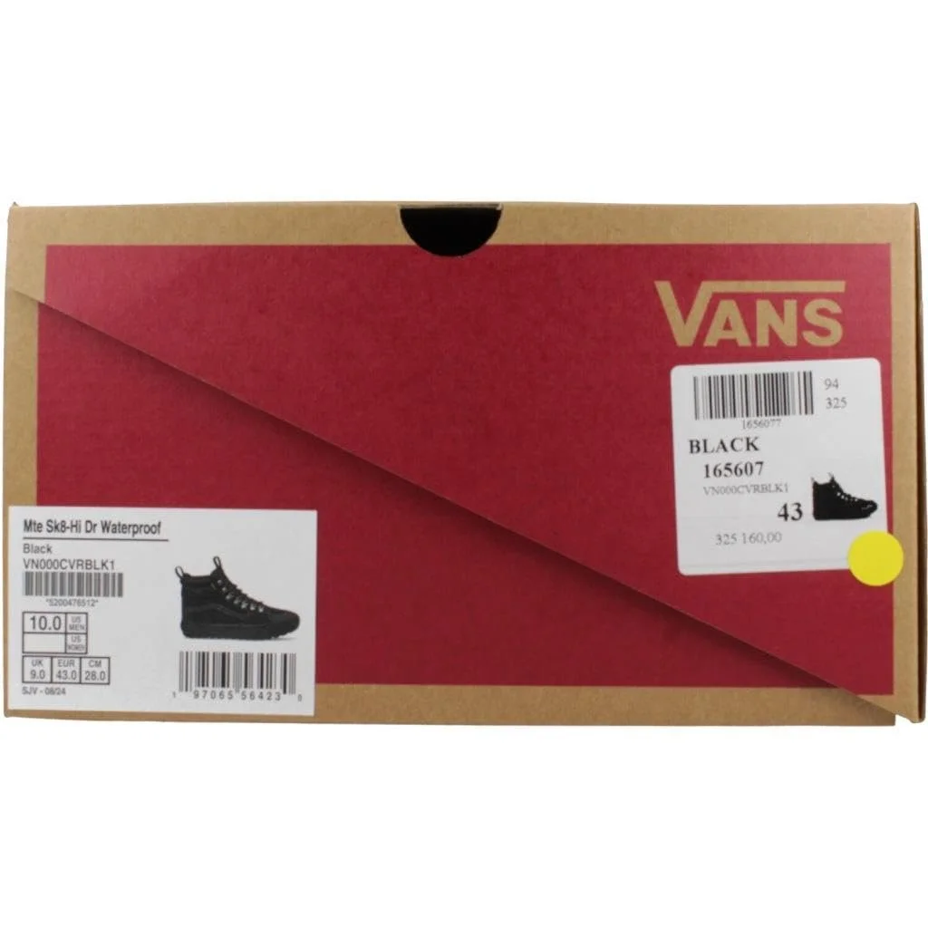 Кросівки Vans SK8-HI DR MTE 2025 Чорний, фото №8