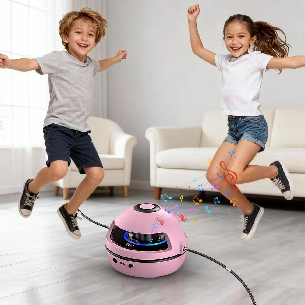 Розумна скакалка CEWROM Children's Smart Automatic Electronic LED Bluetooth 1-10 Speed Levels, фото №4