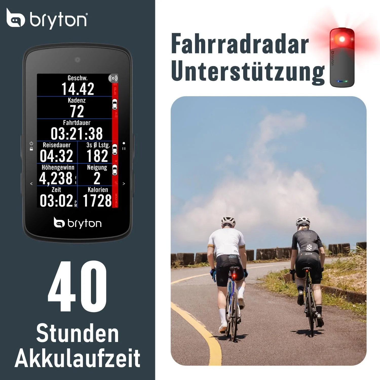 Велокомпьютер Bryton Rider 750SE 2.8 дюйма Цветной сенсорный LCD GPS Автономные карты EU Черный, фото №5