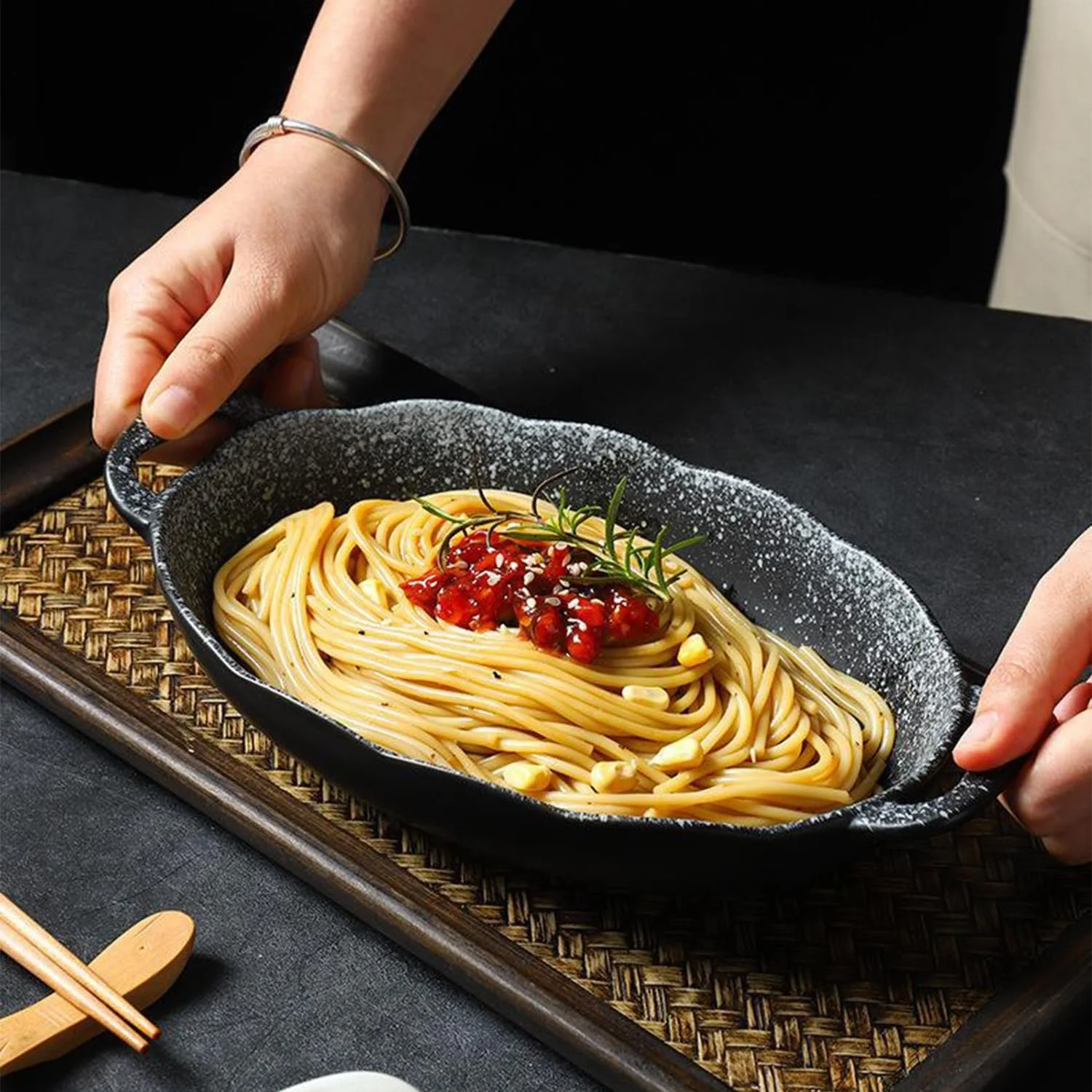 Форма для запекания керамическая 1000 мл белая, фото №6