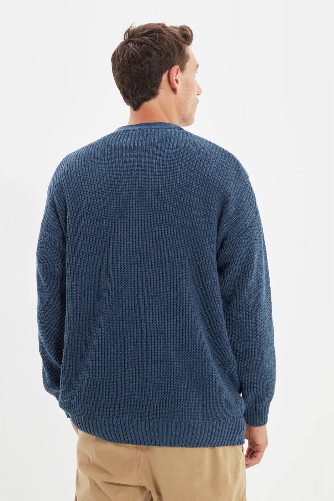Кардиган TRENDYOL мужской Oversize Basic с V-образным вырезом, фото №6