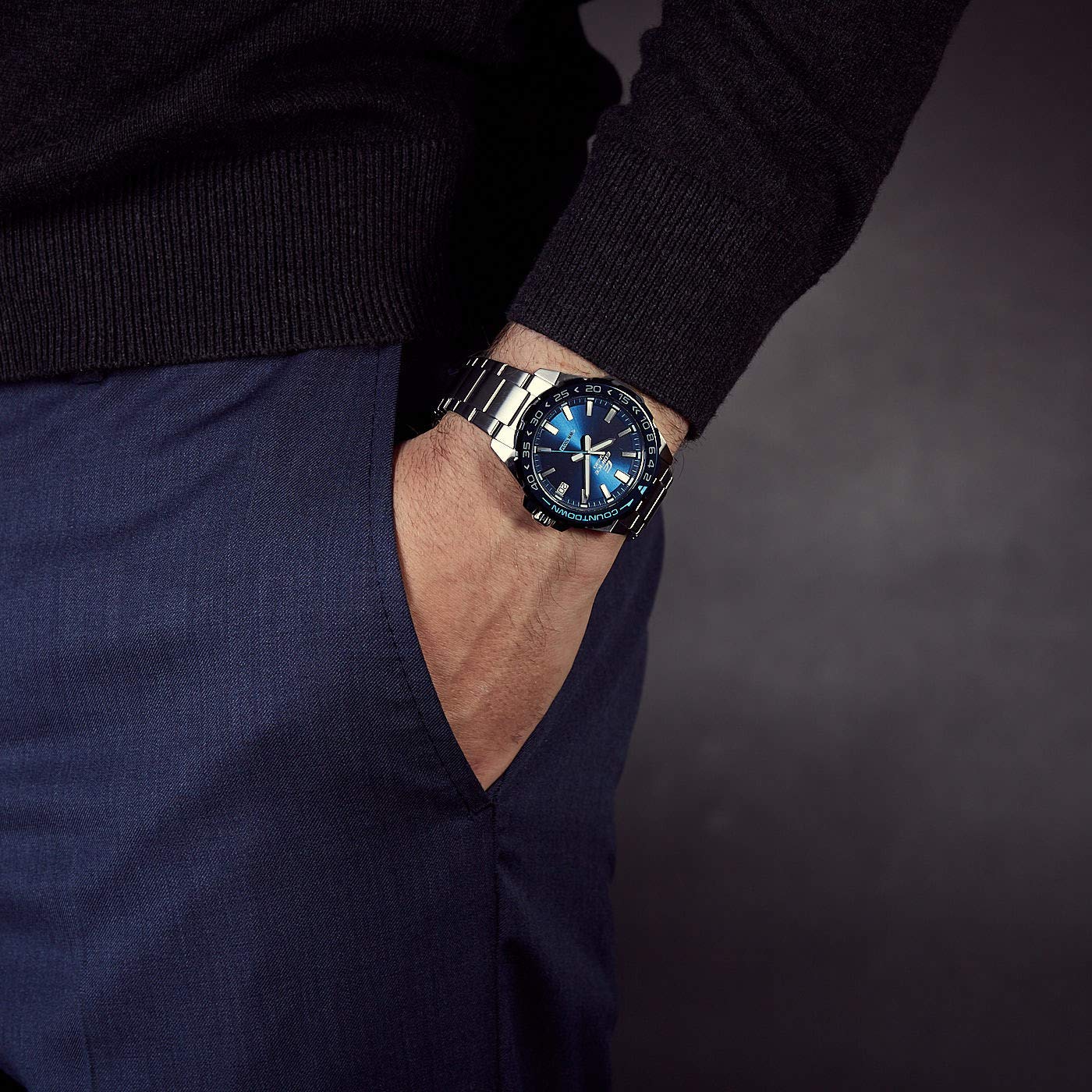 Годинник Casio EFV-130D Чоловічі Аналогові Кварцові з ремінцем з нержавіючої сталі, фото №4