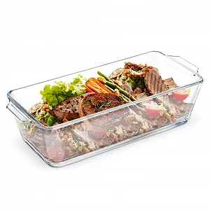 Форма для запекания Cabilock Без крышки Термостойкая Стеклянная - Фото 1