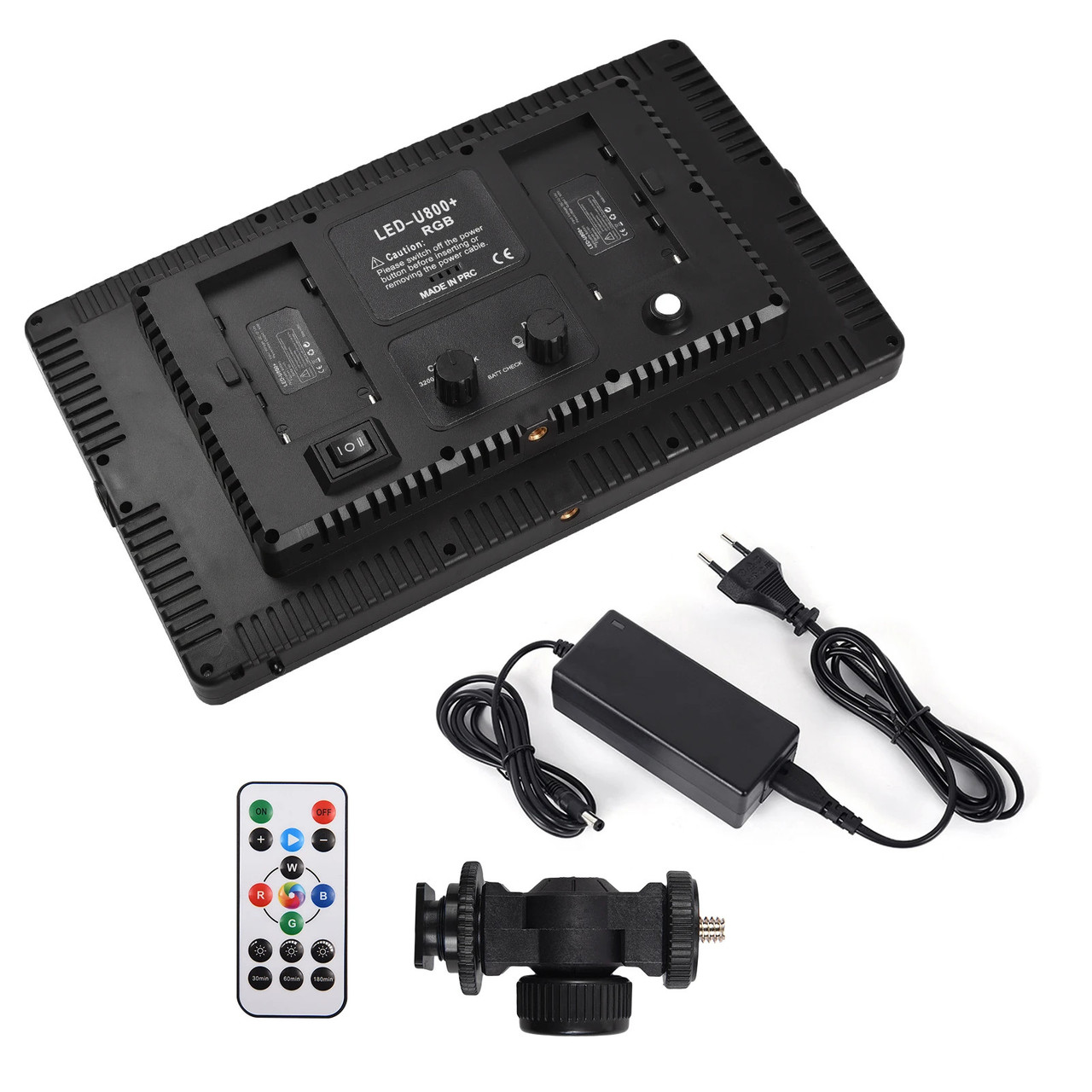 Панель світлодіодна RGB зі штативом 210см відеосвітло прямокутне 50Вт CRI 95 AC Prof U800 RGB-T, фото №5 Панель світлодіодна RGB зі штативом 210см відеосвітло прямокутне 50Вт CRI 95 AC Prof U800 RGB-T, фото №5