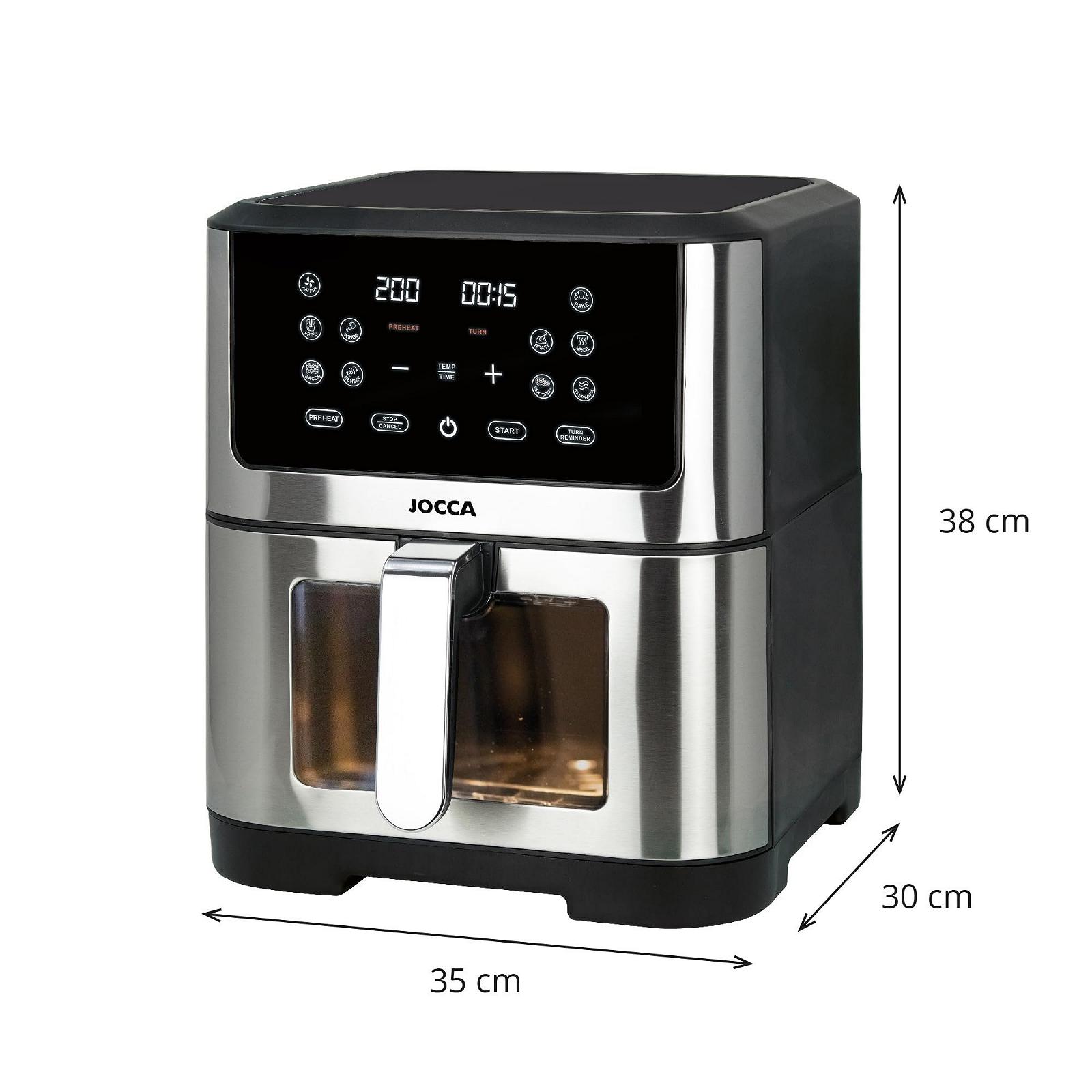 Мультипечь Jocca 8 L 1800 W LED Touch Display Stainless Steel, фото №8