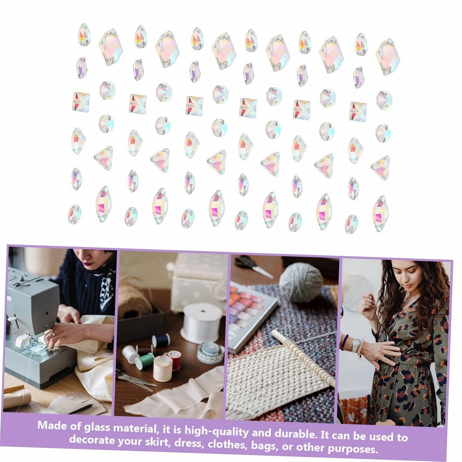 Стеклянные бусины Operitacx 120 шт. Смешанный стиль, фото №2