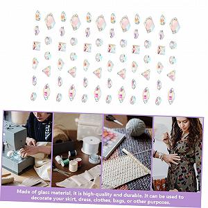 Стеклянные бусины Operitacx 120 шт. Смешанный стиль synthetic.ua - Фото 1