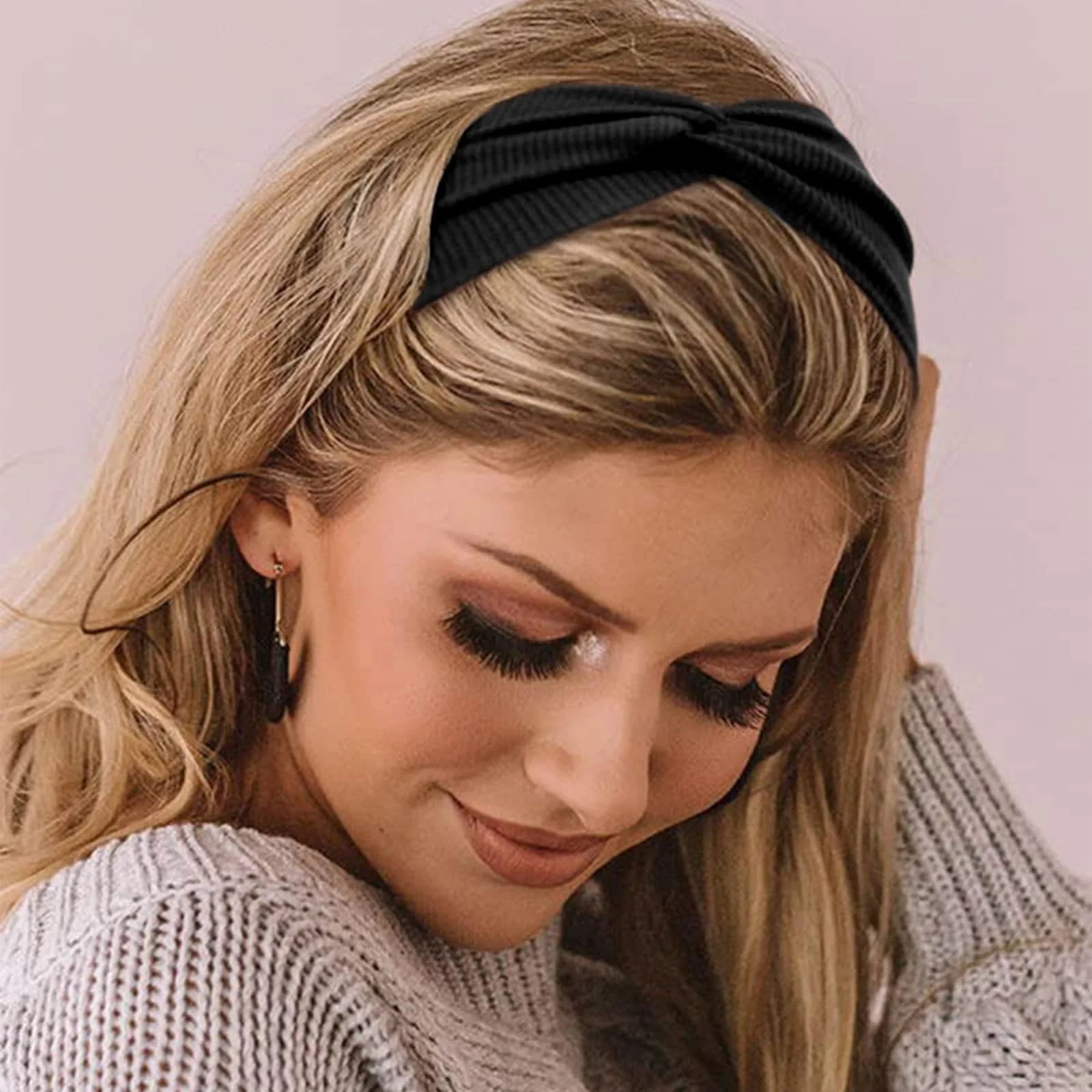 Пов'язка на голову для жінок Еластична, фото №7 Пов'язка на голову для жінок Еластична, фото №7