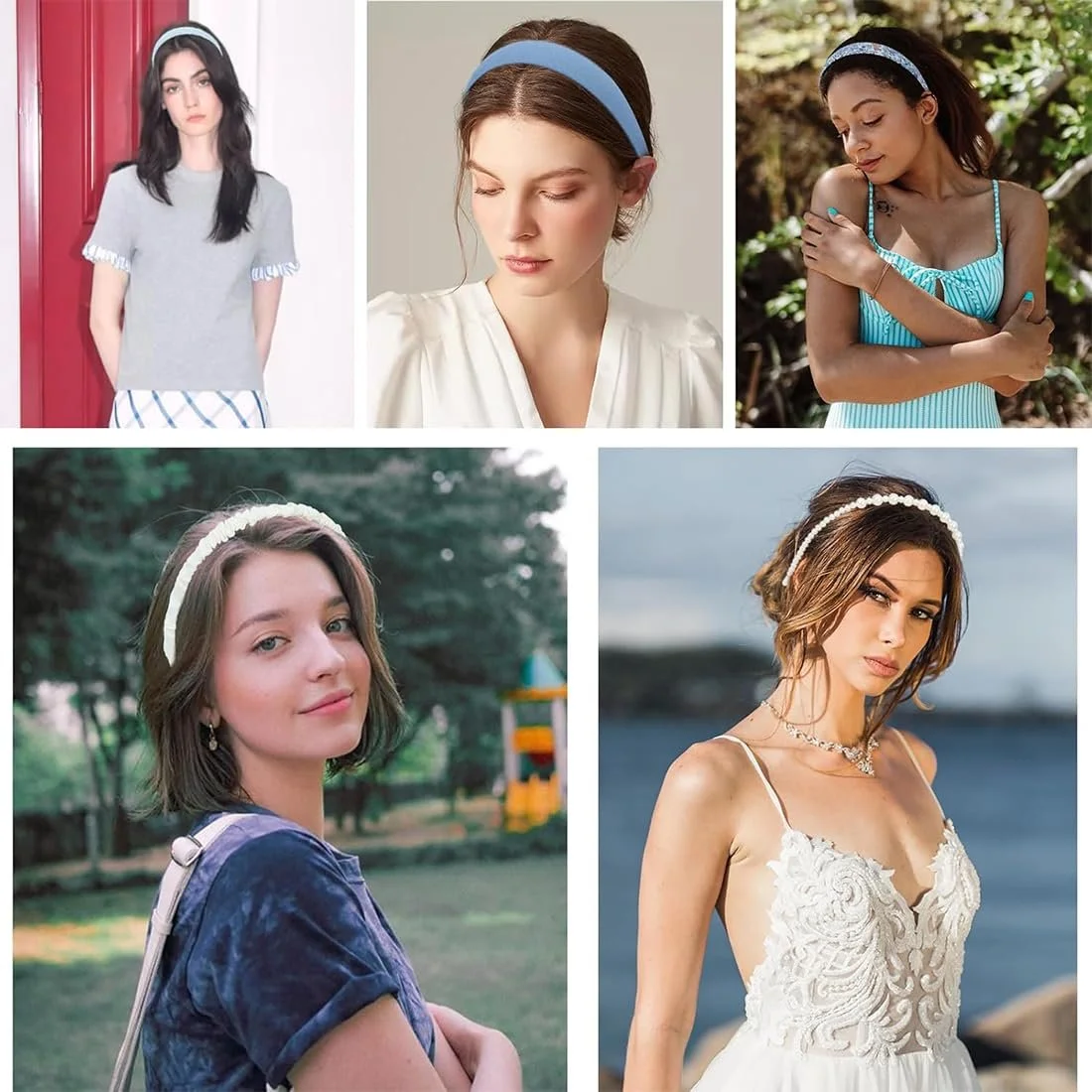 Набор жемчужных обручей для волос., фото №5