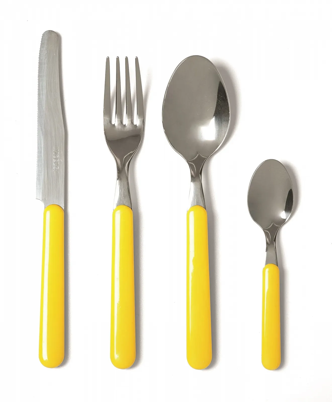 Набір столових приборів Excelsa Fashion 24 предмети нержавіюча сталь жовтий, фото №1