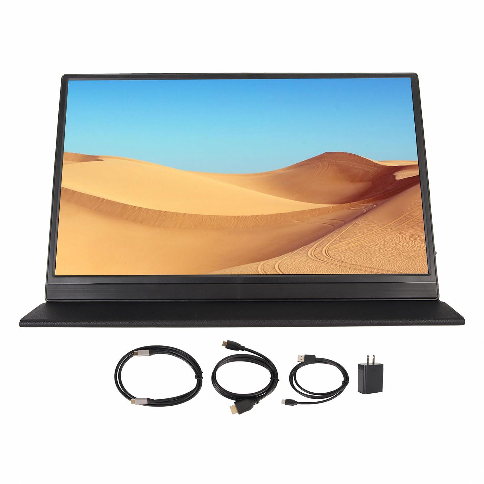 Портативний Монітор Garsent 15.6 Дюймів FHD 1080P IPS Екран для Ноутбука з Чохлом PU, Інтерфейсом USB Type C HD, Звуком на 360 Градусів, Легкий для Підключення, для Xbox, фото №9 Портативний Монітор Garsent 15.6 Дюймів FHD 1080P IPS Екран для Ноутбука з Чохлом PU, Інтерфейсом USB Type C HD, Звуком на 360 Градусів, Легкий для Підключення, для Xbox, фото №9