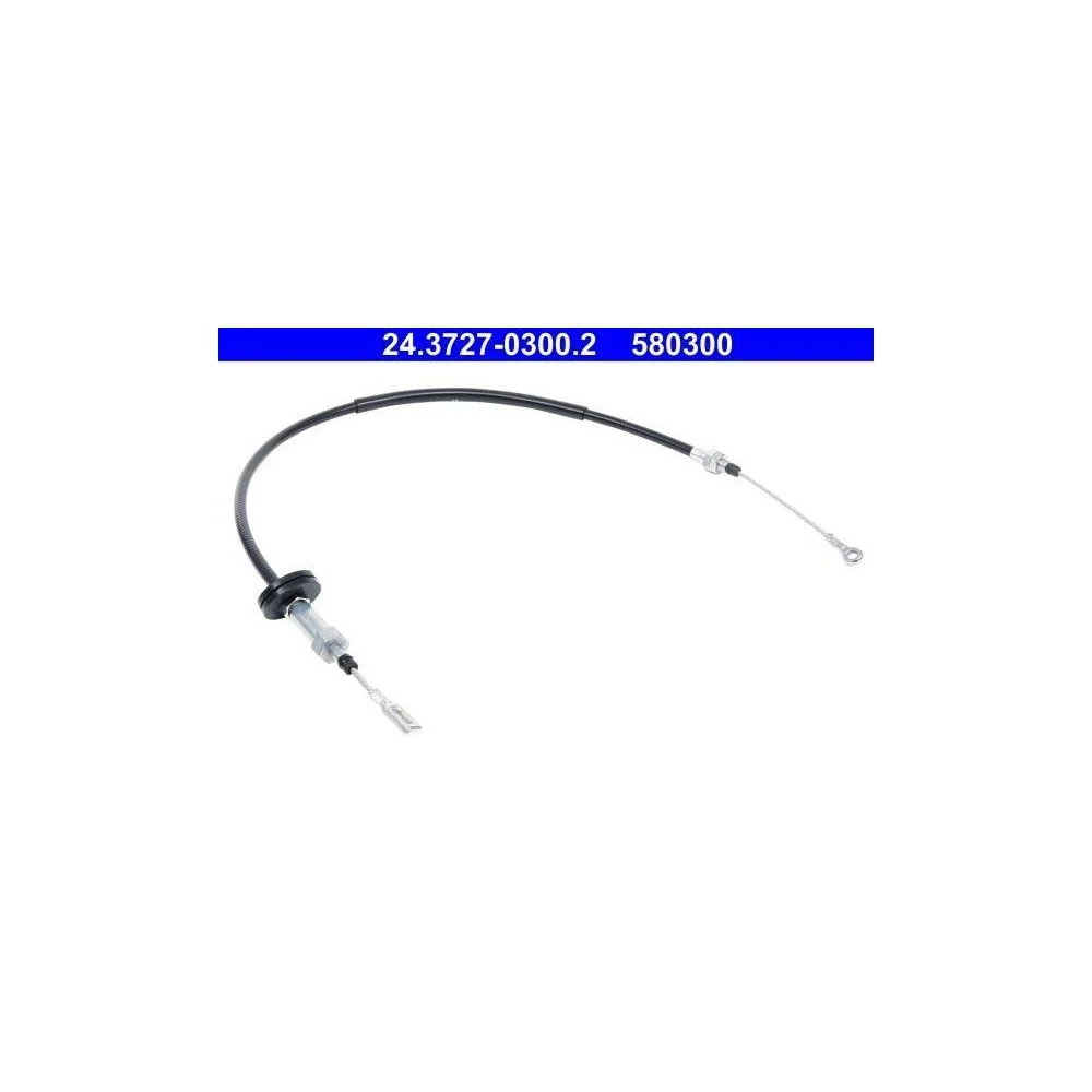 Трос стоянкового гальма ATE 24.3727-0300.2 передній для CITROËN FIAT PEUGEOT, фото №1