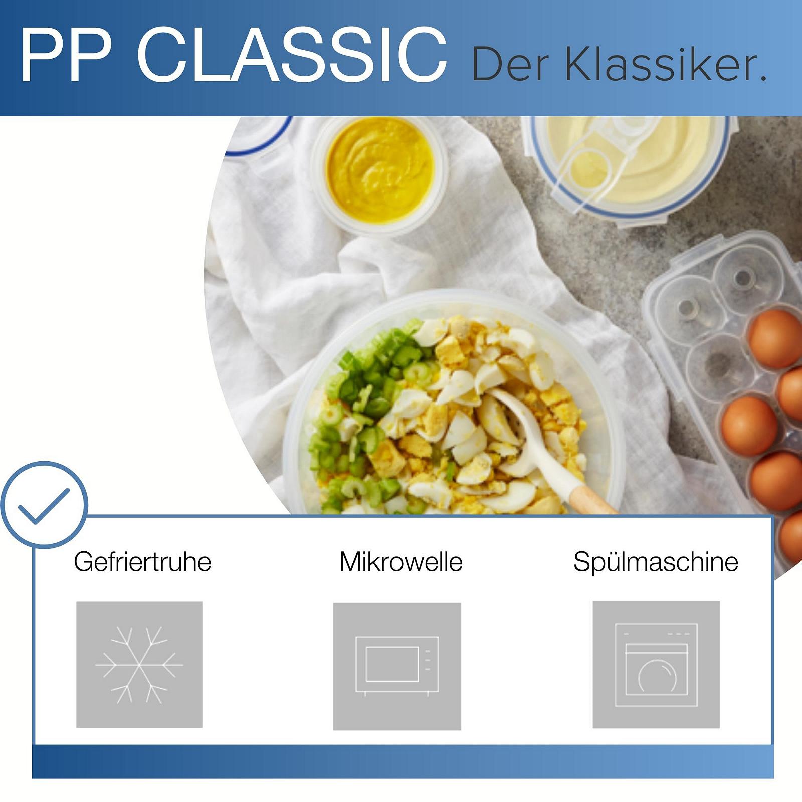 Набір контейнерів LocknLock PP Classic 2 шт. 1.1 л Прозорий, фото №3 Набір контейнерів LocknLock PP Classic 2 шт. 1.1 л Прозорий, фото №3