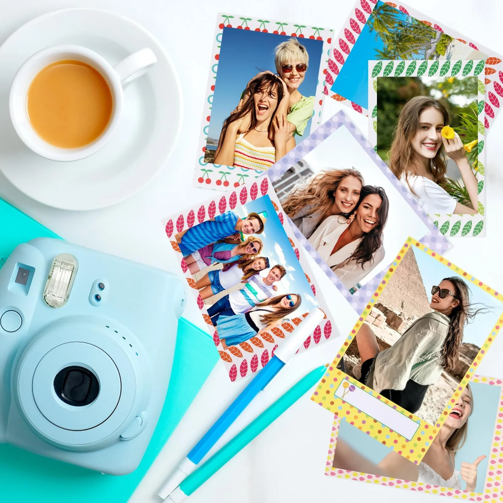 Набор стикеров-рамок для фото 140 шт. для Polaroid & Fujifilm Instax Mini 11 9 8 70 7s, фото №6