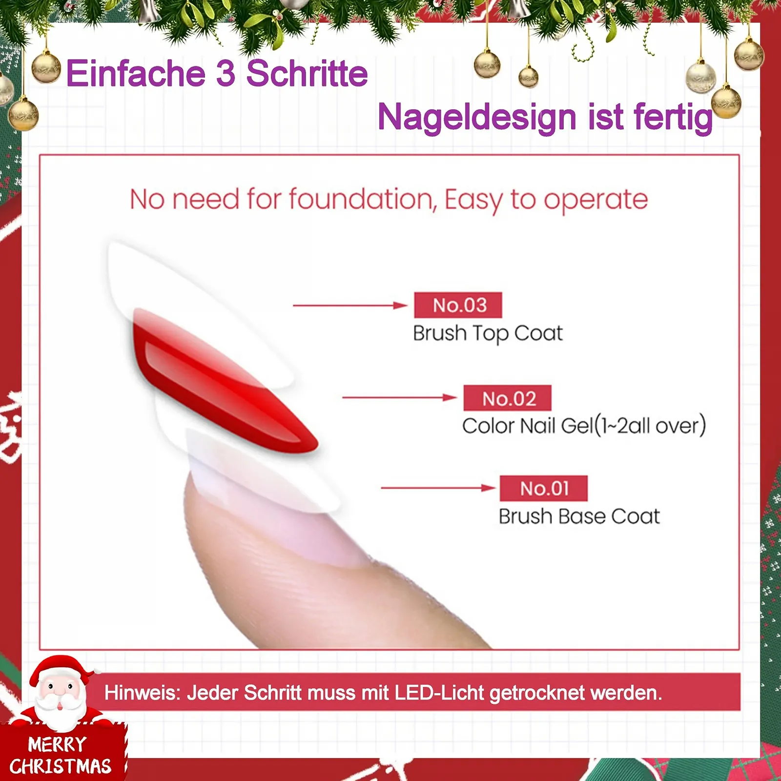 Термо гель-лак для ногтей 4 цвета (красный, розовый, фиолетовый, маджента), фото №7