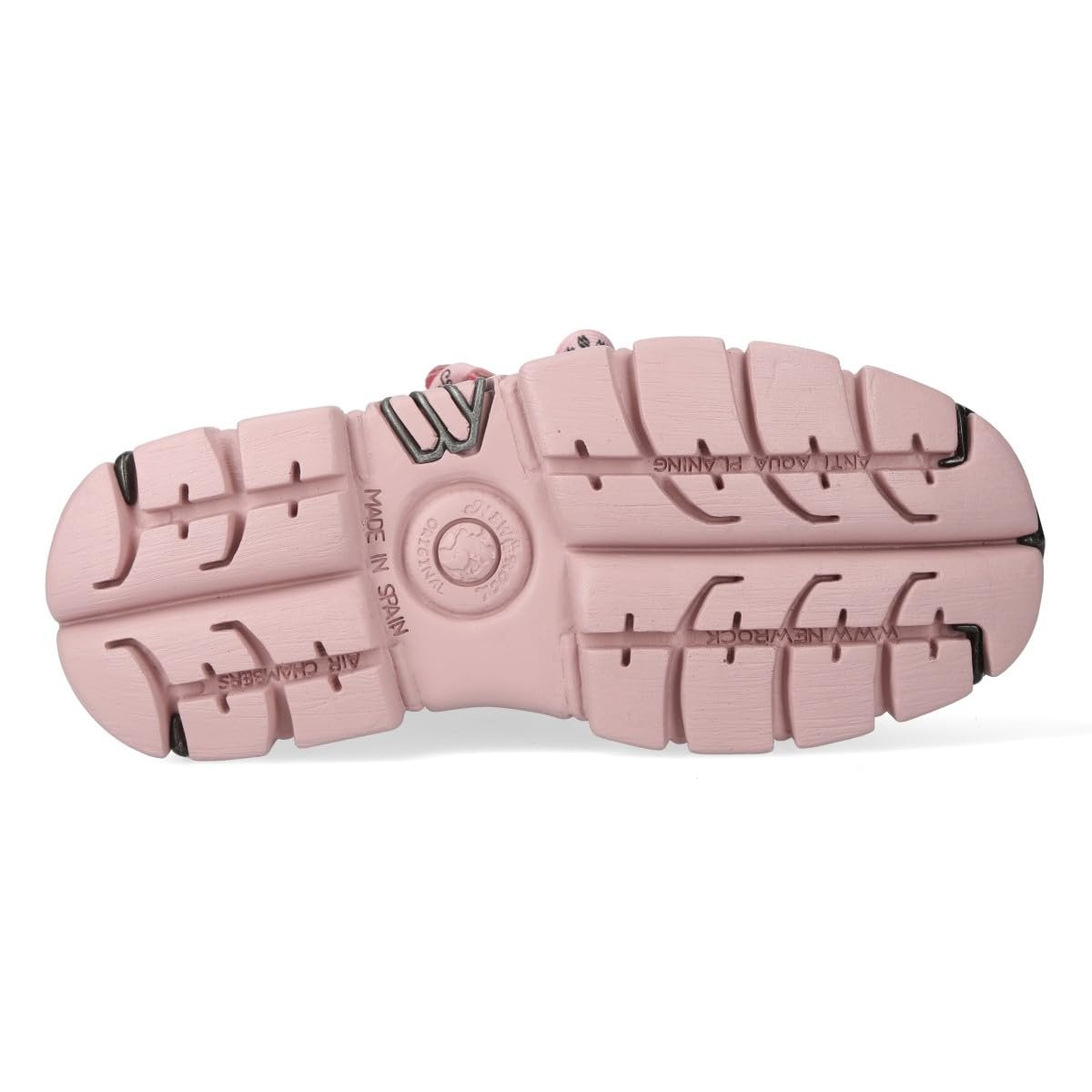 Ботинки New Rock M-106-C153 на платформі, рожеві, в готичному панк-стилі, фото №8 Ботинки New Rock M-106-C153 на платформі, рожеві, в готичному панк-стилі, фото №8