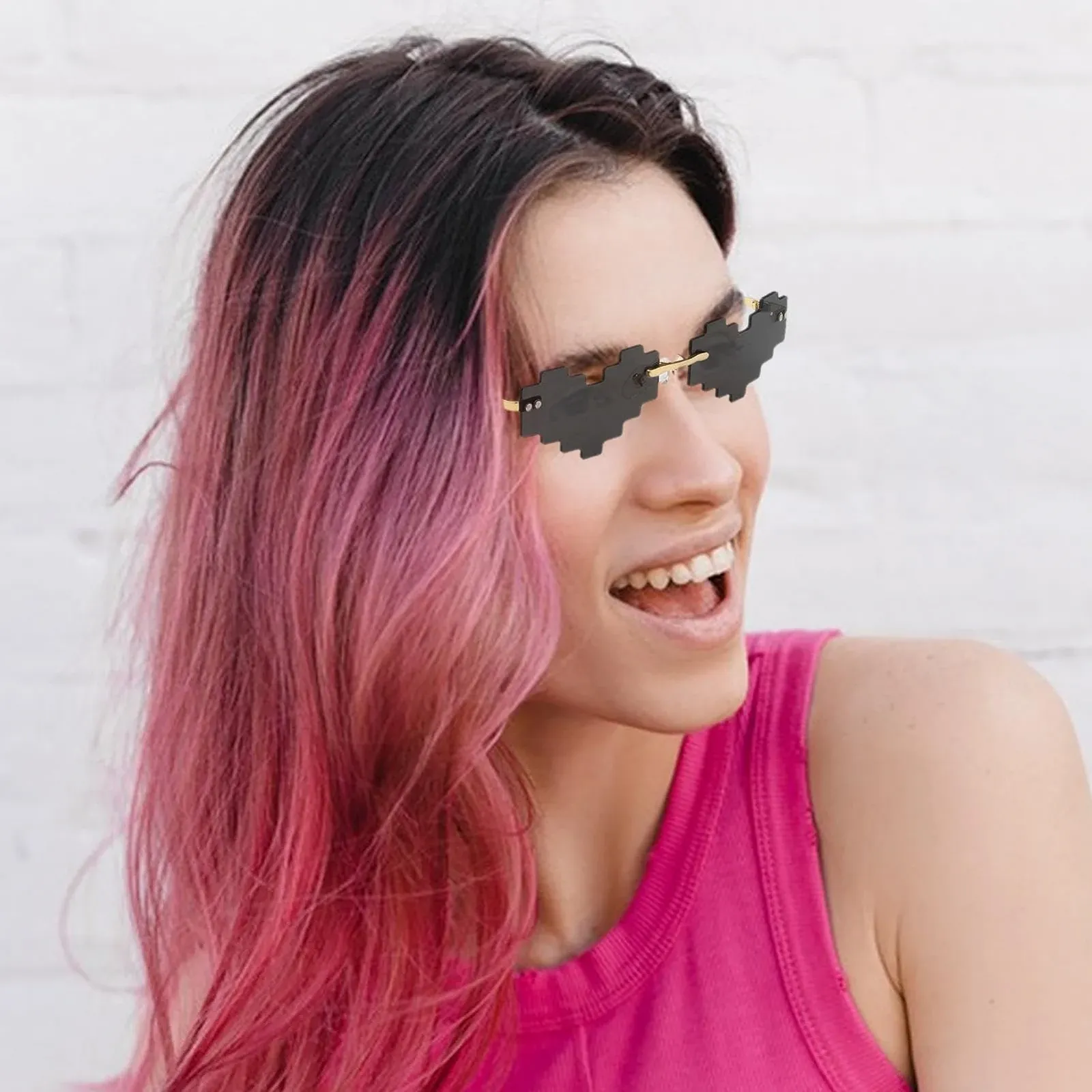 Солнцезащитные очки Сердце Mbiyhgta Мозаика, фото №3