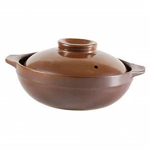 Кастрюля для тушения VALICLUD керамическая с двумя ручками термостойкая - Фото 1