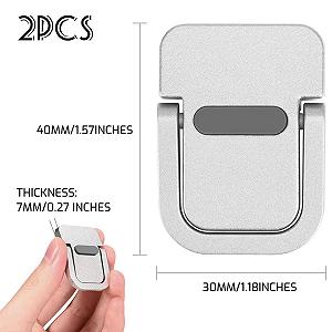 Подставка для ноутбука Mini Brand Неизвестно (2 шт.) Серебристый synthetic.ua - Фото 1