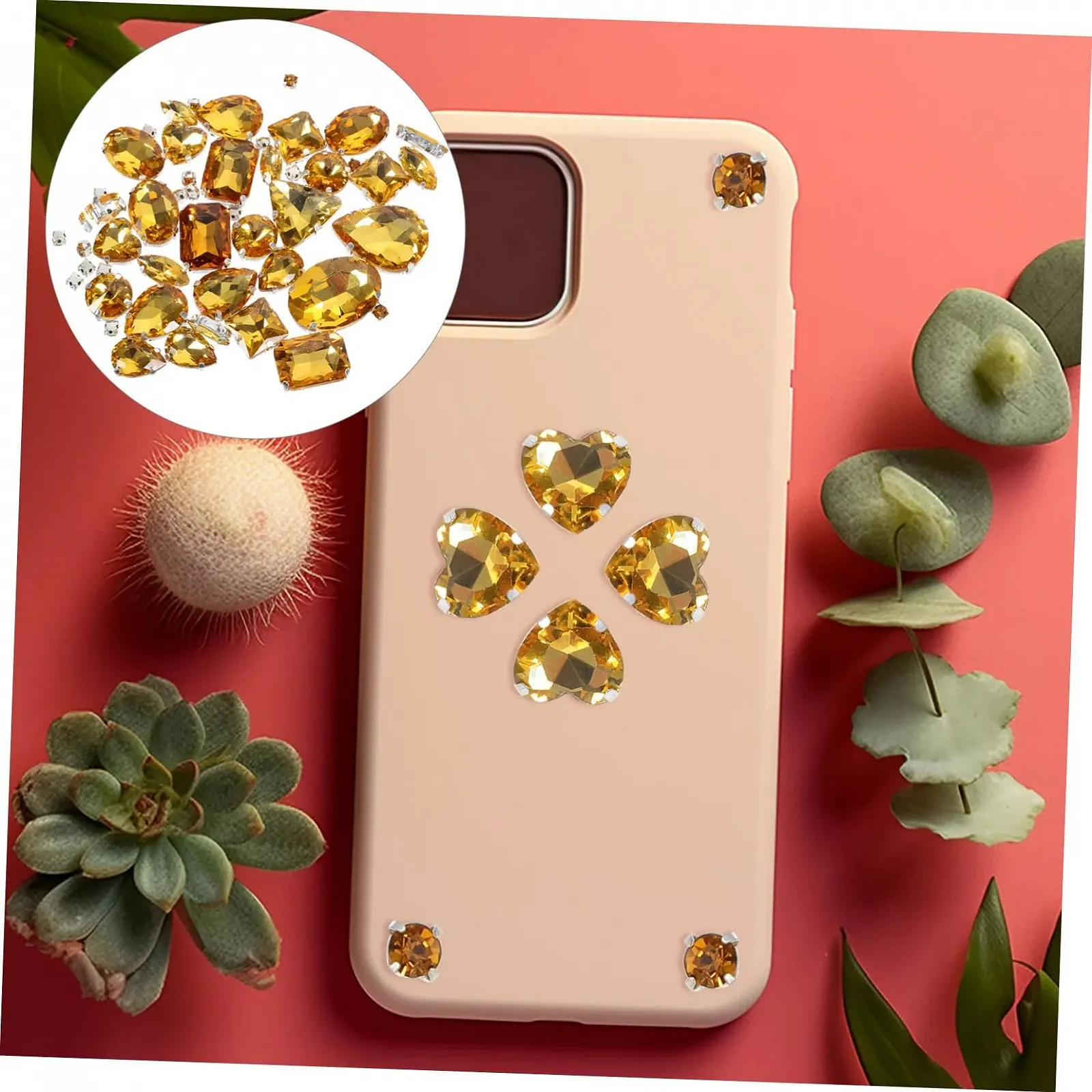 Стразы для пришивания на одежду Golden Crystal Glass, фото №9