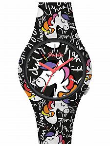 Часы Doodle Женские Graphics Mood Unicorn с силиконовым ремешком 35 мм DO35026 - Фото 1