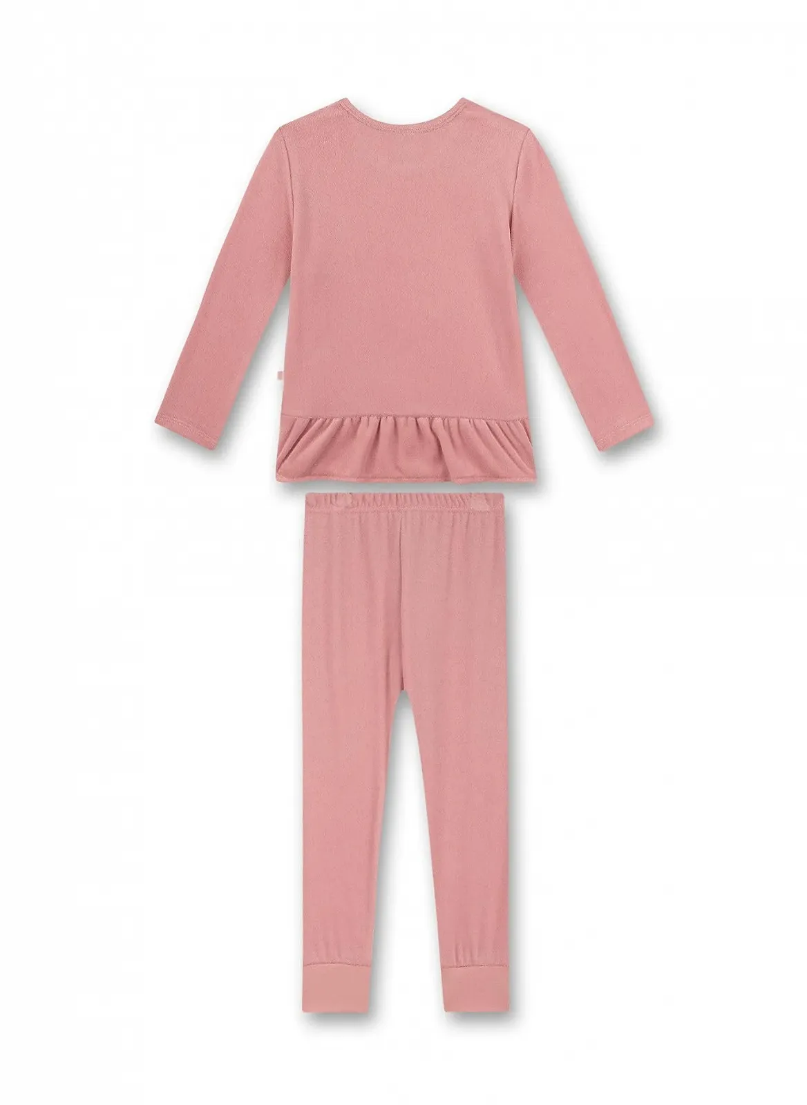 Пижама Sanetta Для девочек Розовый Махровый Трикотаж, фото №2