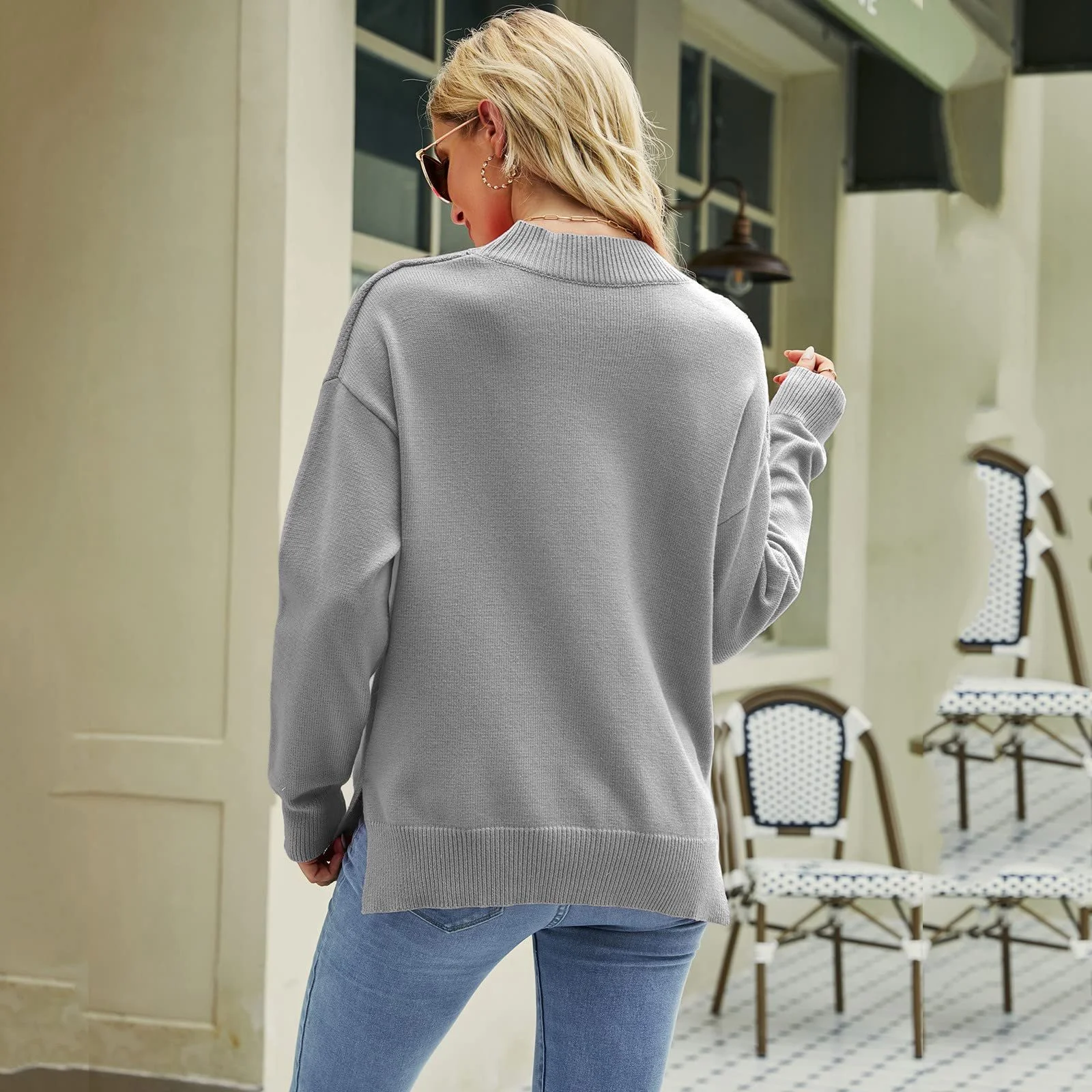 Свитшот для девочек Cuddly Fleece с длинными рукавами и круглым вырезом, милый узор в виде сердца - теплый зимний джемпер, фото №4