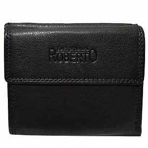 Кошелек Flevado из 100% мягкой кожи наппа для женщин Viennese Box с RFID (Черный), черный, Классический - Фото 1