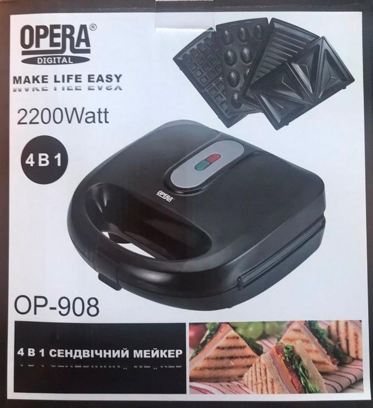 Вафельницы Opera OP-908, фото №5 Вафельницы Opera OP-908, фото №5