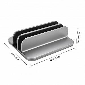 Подставка для ноутбука Tofficu Aluminium Легкая Прочная Подставка для ноутбука для Эффективного Охлаждения и Удобного Вертикального Хранения Совместима с Планшетами synthetic.ua - Фото 1