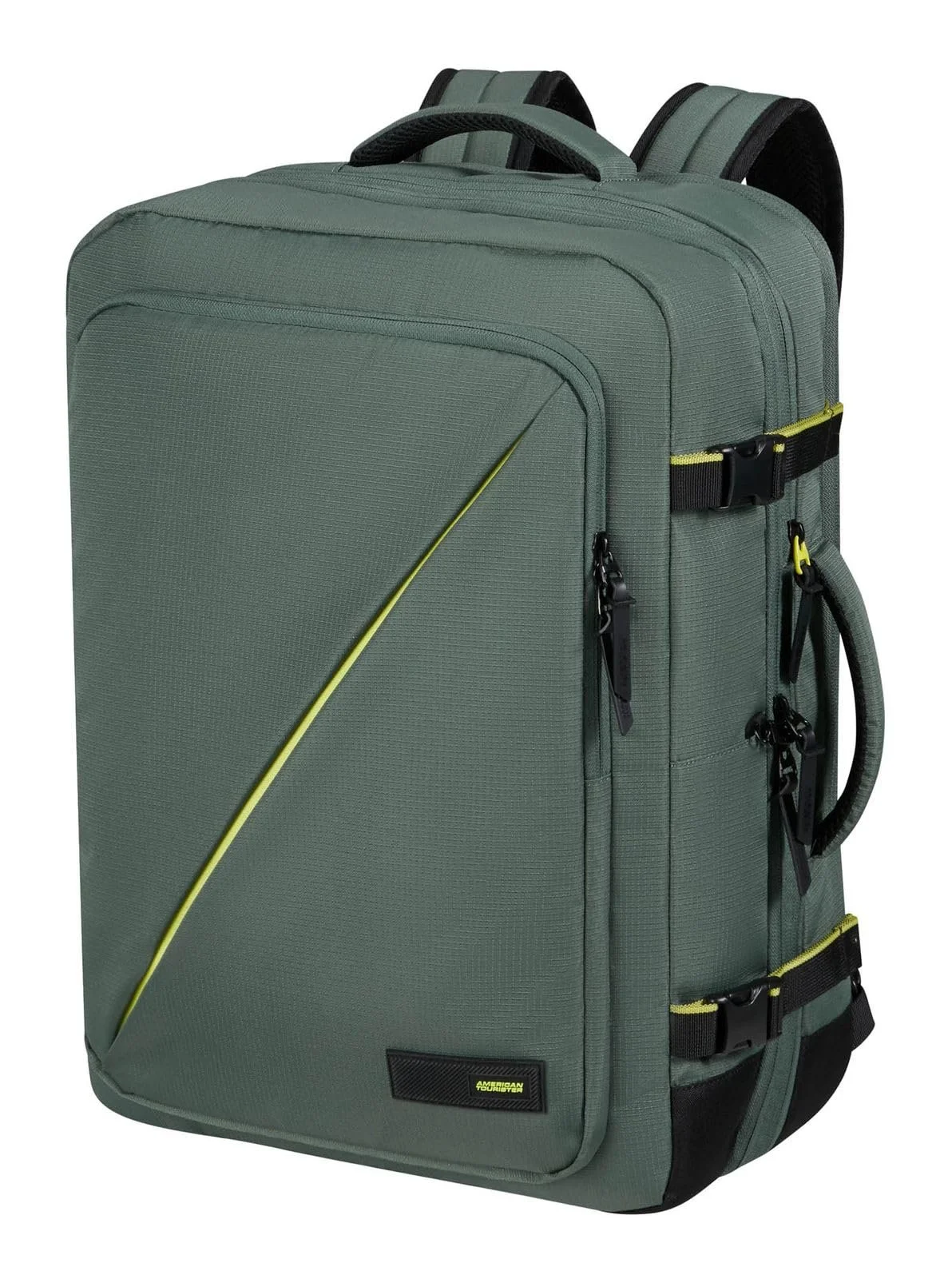 Рюкзак для ноутбука American Tourister Take2Cabin 17.3 дюйма 55 см 42.5/48.5 л Expandable Green (Dark Forest), фото №2 Рюкзак для ноутбука American Tourister Take2Cabin 17.3 дюйма 55 см 42.5/48.5 л Expandable Green (Dark Forest), фото №2