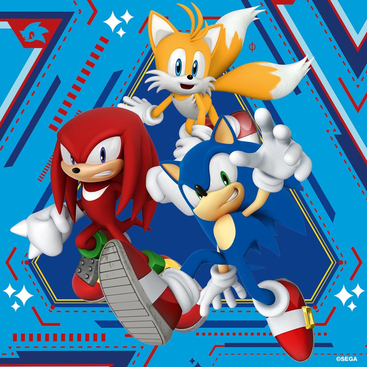 Детский пазл Ravensburger Sonic The Adventures of Sonic 12001133 3 x 49 деталей от 5 лет, фото №3