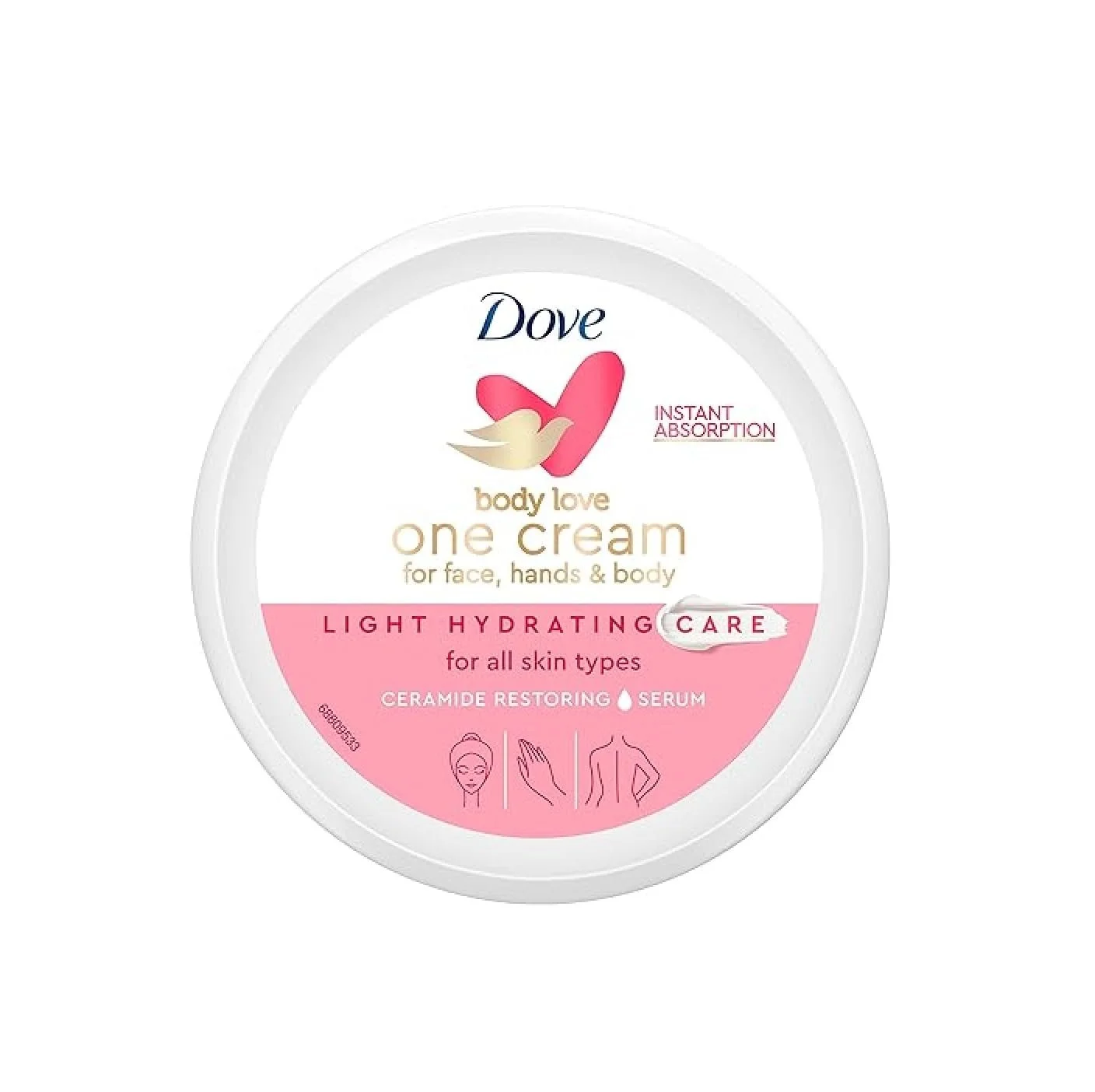 Крем для обличчя, рук та тіла Dove Body Love One Cream Light Hidrating Care 250 мл, фото №2