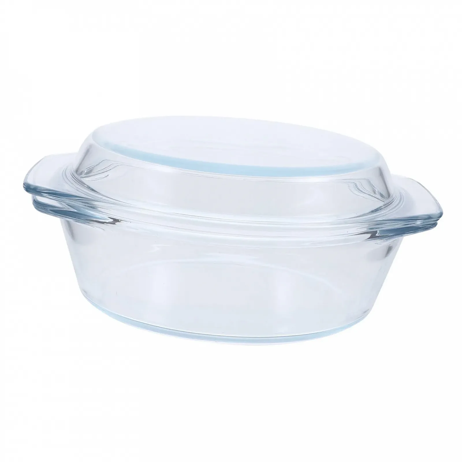 Форма для запекания стеклянная с крышкой для микроволновой печи термостойкая, фото №1 Форма для запекания стеклянная с крышкой для микроволновой печи термостойкая, фото №1