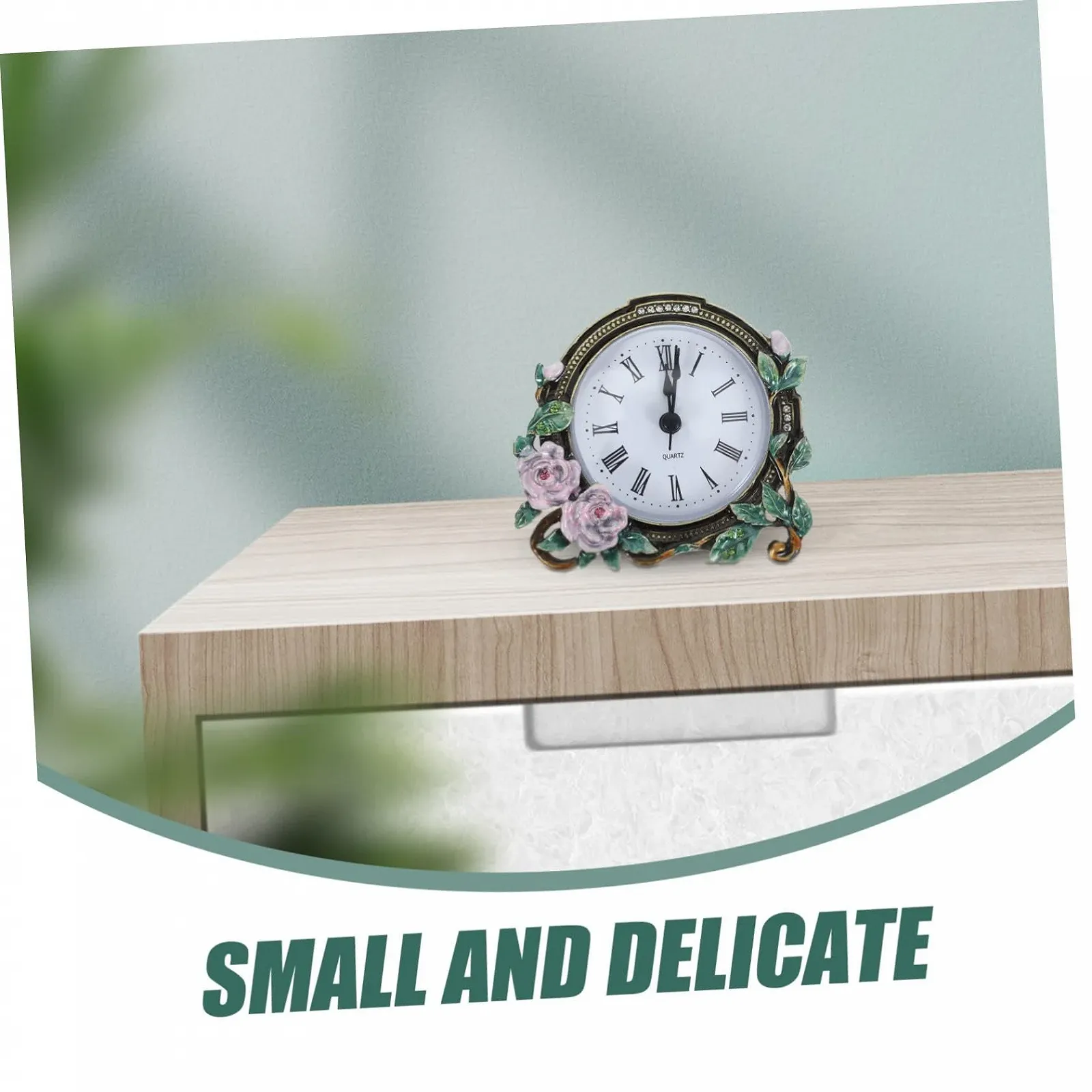 Годинник настольный VICASKY Винтажный Ретро стиль Стильные настольные для гостиной Офисное украшение Прочный и вневременной, фото №4