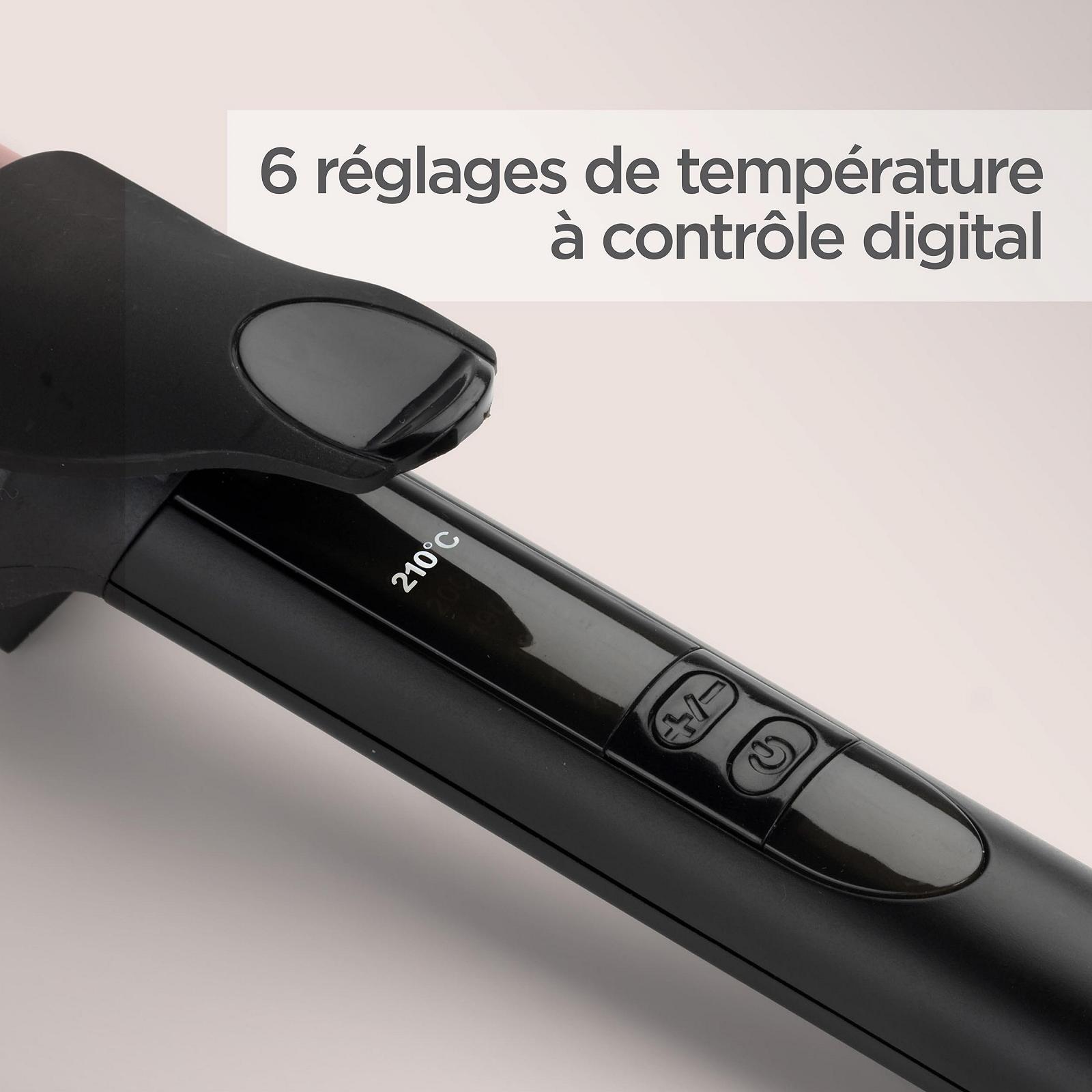 Плойка BaByliss C453E 38 мм кварцево-керамическое покрытие 160-210°C, фото №8 Плойка BaByliss C453E 38 мм кварцево-керамическое покрытие 160-210°C, фото №8
