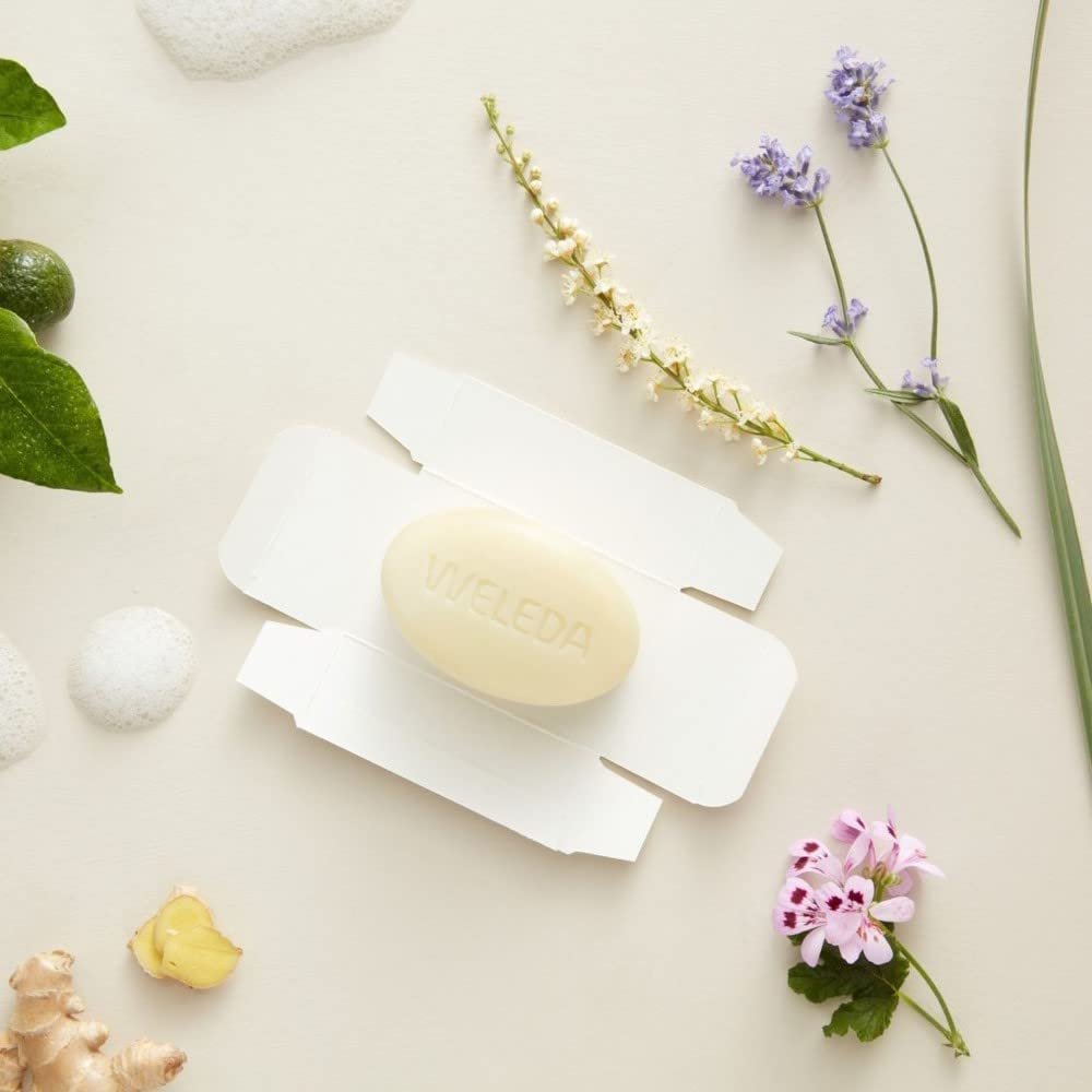 Твердий гель для душу Weleda Solid Shower Care Lavender + Vetiver 0,08 кг (Упаковка 2 шт.), фото №7