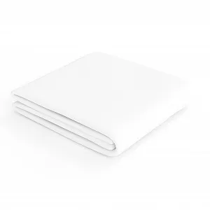Простынь на резинке Amazon Basics Jersey Белый, 140 x 200 см synthetic.ua - Фото 1