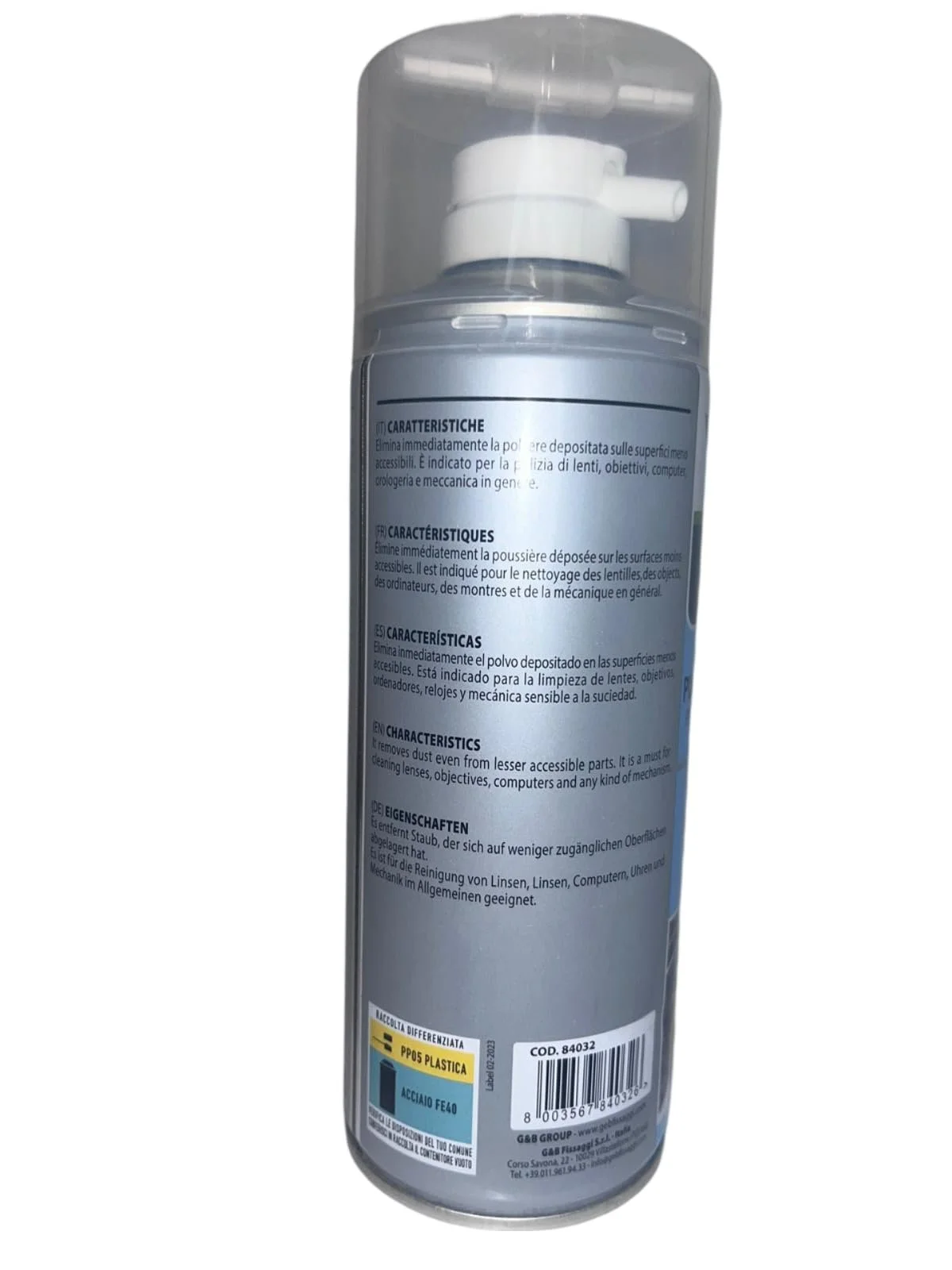 Спрей стисненого повітря 400 мл для прецизійного чищення електроніки без залишків, фото №6