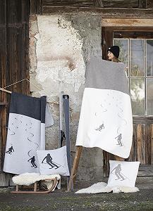 Покривало David Fussenegger Skier [W0724] 200 x 150 см Антрацит synthetic.ua - Фото 1