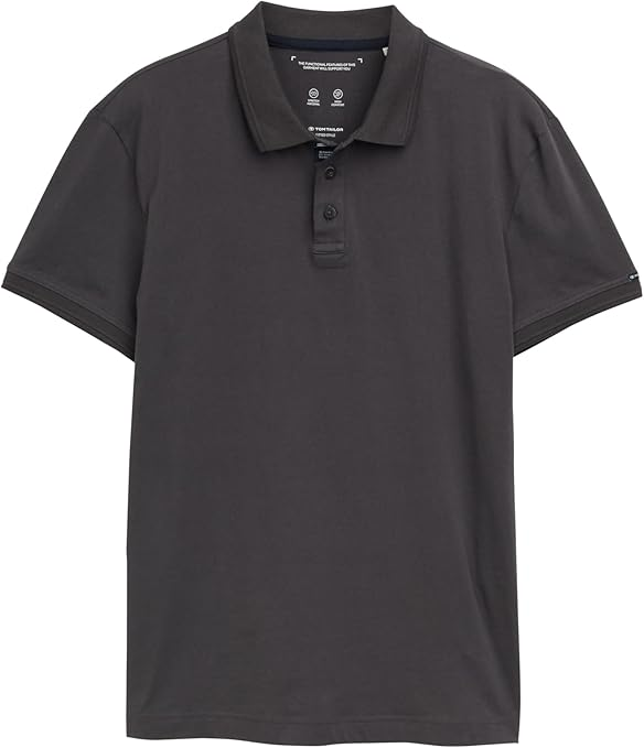 Поло Men's Polo 1045630-10899 Tom Tailor Темно-сірий M, фото №5