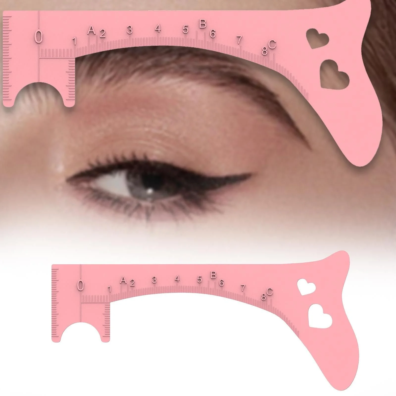 Трафарет для подводки perfeclan, шаблон для бровей, фото №5